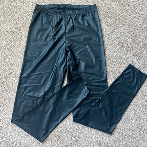 Black Glossy Leggings